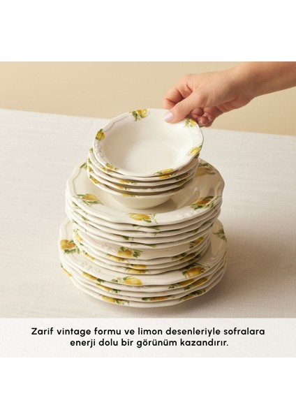 Lemonade 24 Parça 6 Kişilik Yemek Takımı