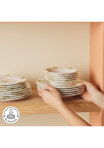 Lemonade 24 Parça 6 Kişilik Yemek Takımı