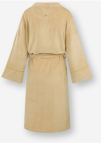 Naomi Bej Kadife Kimono modelleri