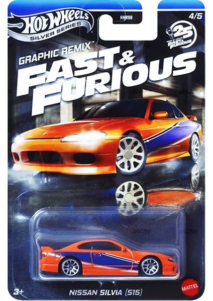 Fast & Furious ( 25TH Anniversary ) Graphic Remix - Nissan Silvia (S15) ( Özel Seri Model Araba )