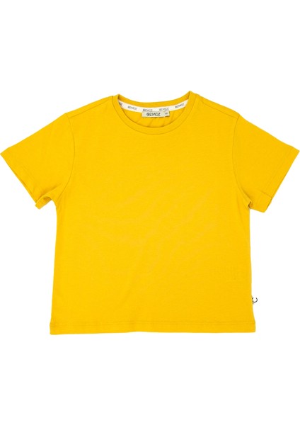 Organik Sarı Basic Yazlık Kız Çocuk Tshirt fiyatları