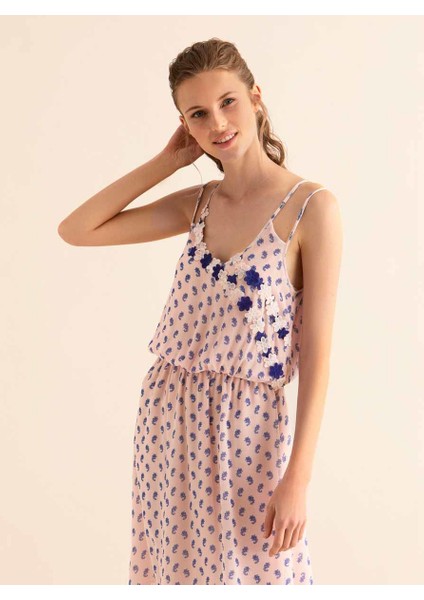 Sırt Detaylı Günlük Elbise Pembe Y9911017_038 fiyatları