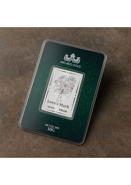 Hediyeye Özel 10 Gram Sevgililer Gününe Özel Çiçek Motifli Romantik Tasarım 999 Ayar Gümüş KÜLÇESI-687