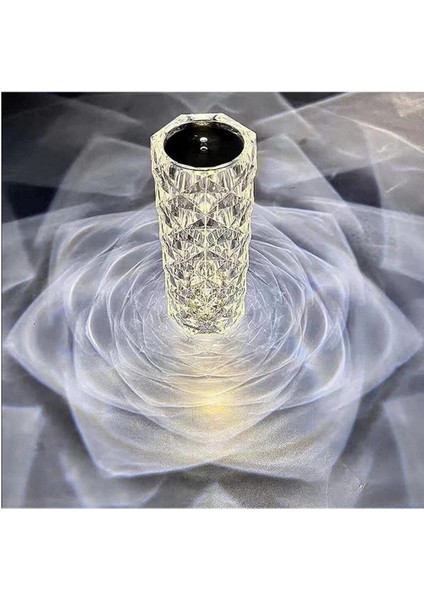 Kristal Masa Lambası Rgb Renk Değiştiren Gece Lambası 16 Renk Dokunmatik Kontrol Kumandalı ( Lisinya ) fiyatları