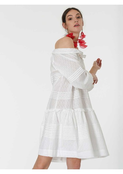 Omuz Detaylı Nikah Elbisesi Standart Renk Y1966136_089 modelleri