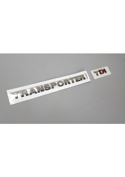 Vw Transporter T5 03-10 Tdi Bagaj Yazısı Çift Kırmızı Takım