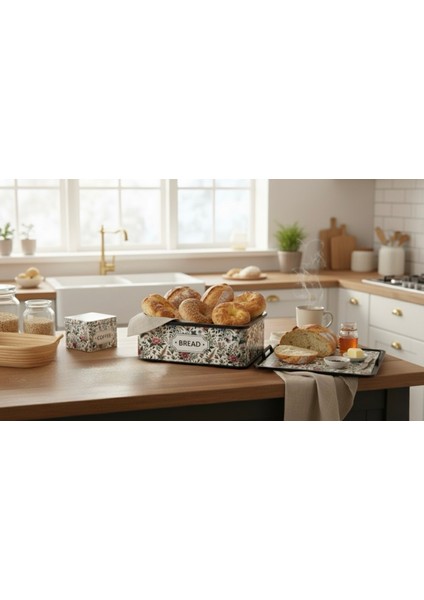 Kapaklı Ahşap Ekmeklik - Dekoratif Desenli Ekmek Saklama Kutusu - Lüx Büyük Ekmek Dolabı modelleri