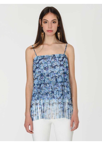 Askılı Desenli Bluz Standart Renk Y1913096_089 fırsatları