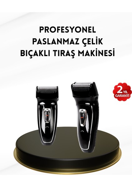 Uzun Pil Ömürlü Şarjlı Tıraş Makinesi – Hızlı Şarj, Ergonomik Tasarım, Çok Yönlü Kul