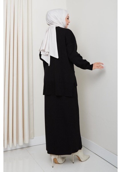 Cepli Fitilli Triko Tunik Etekli Takım fırsatları