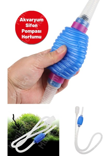 Balık Tankı Akvaryum Vakumlu Çakıl Temizleyici Su Değişimi Sifonu Sifon Pompası Filtresi Kaliteli fiyatları