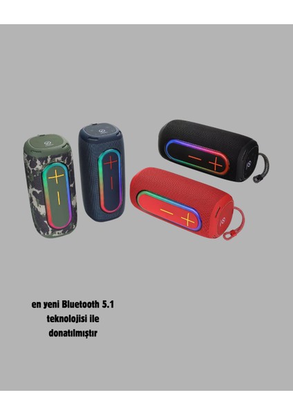 Kablosuz Hoparlör – Bluetooth 5.1, Güçlü Bas ve 10 Metre Menzil modelleri
