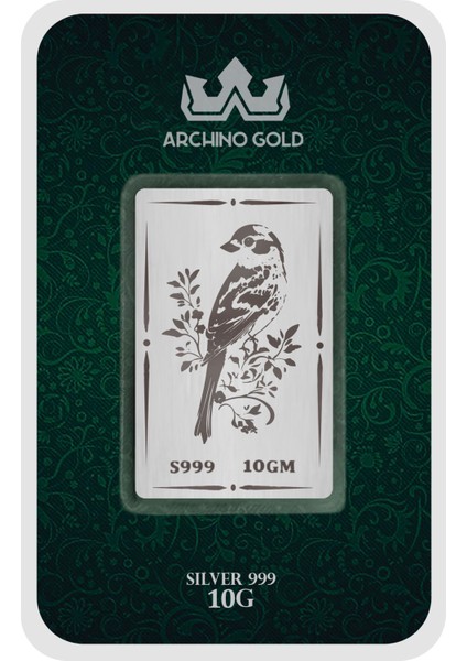 Hediyeye Özel 10 Gram Doğanın Neşesini Taşıyan Bülbül Kuşu Temalı 999 Ayar Gümüş KÜLÇESI-698 fiyatları