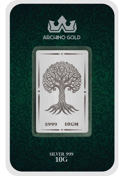 Hediyeye Özel 10 Gram Doğanın Asiliğini Simgeleyen Ağaç Temalı 999 Ayar Gümüş KÜLÇESI-693 fiyatları