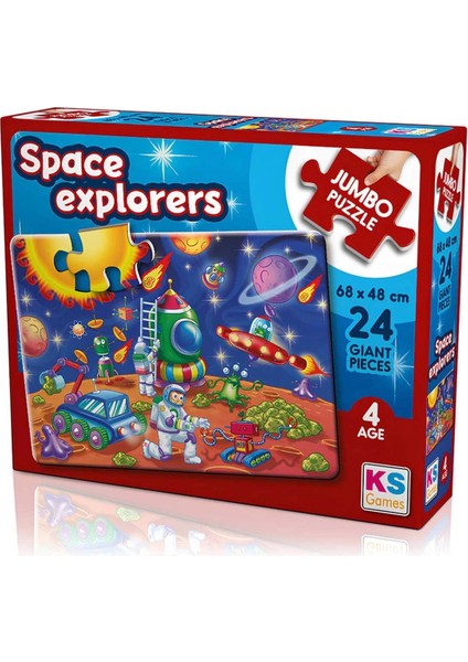 Ks Games Space Explorers 24 Parça Puzzle