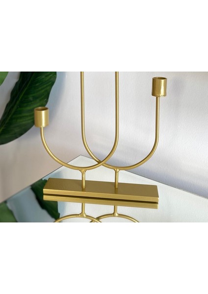 Decolin Paslanmaz Metal Dekoratif Dörtlü Şamdan&mumluk fiyatları