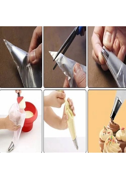 Krema Sıkma Seti 10 Parça fırsatları