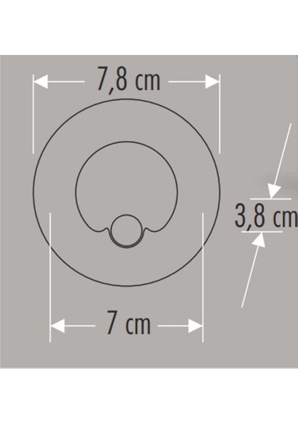 Cata Ct 5174 1.5W Radar Sensörlü Koridor Aydınlatması 6400K Beyaz Işık fiyatları