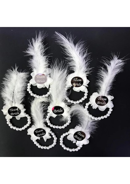 Incili Nedime Bilekliği Gümüş Pleksili Beyaz Otrişli 7'li Set fiyatları