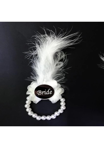 Incili Nedime Bilekliği Gümüş Pleksili Beyaz Otrişli 7'li Set modelleri