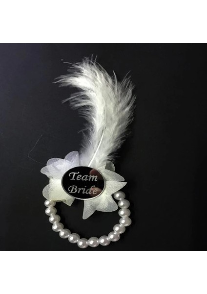 Incili Nedime Bilekliği Gümüş Pleksili Beyaz Otrişli 7'li Set fırsatları