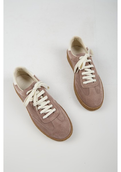 Palminteri 2 Erkek Hakiki Deri Bağcıklı Vizon -Ekru Sneakers indirimleri