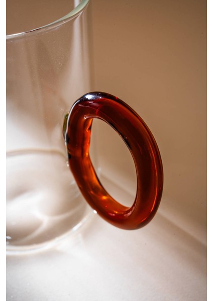 Lume Kulplu Cam Bardak - 450 ml fiyatları