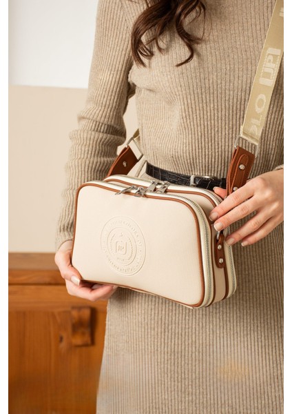 Kadın Kahvetaba 5 Bölmeli Ayarlanabilir Uzun Askılı Omuz Çantası Postacı Çantası fırsatları