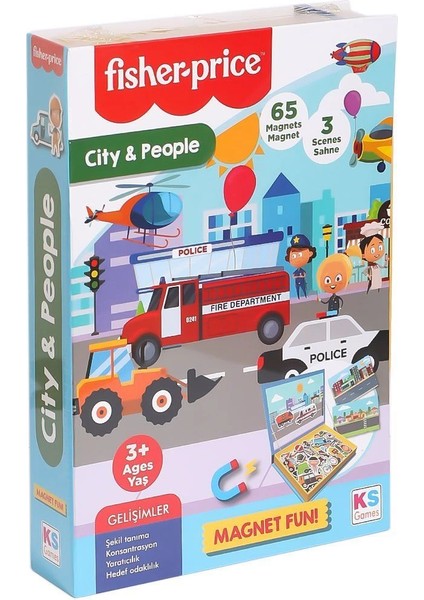 Fp 13409 Fisher Price Baby Puzzle City People -Ks Puzzle
