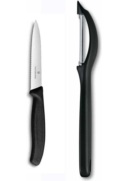 Domates Soyacağı - 10 cm Tırtıklı Sebze Meyve Bıçağı