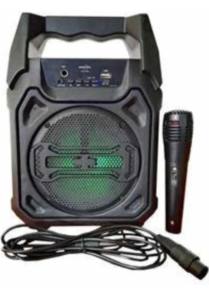 Bluetooth Hoparlör LED Işıklı Taşınabilir Kablosuz Speaker Uzun Pil Ömrü fiyatları