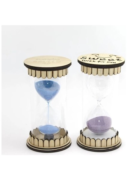 Ahşap Kum Saati Model 2