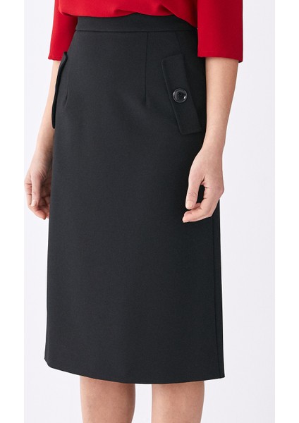 Cep Detaylı Etek Siyah K1915061_001 fiyatları