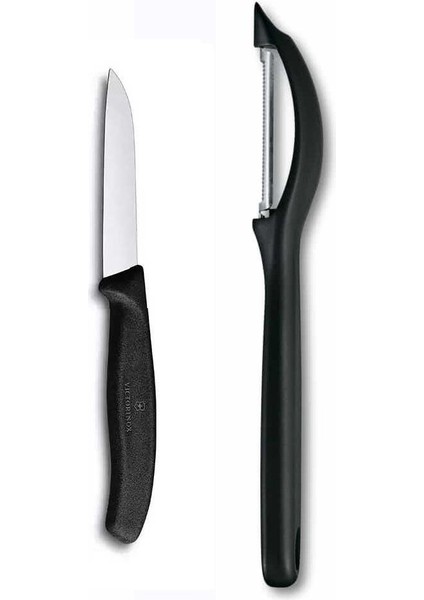 Domates Soyacağı - 8 cm Sivri Uçlu Düz Sebze Meyve Bıçağı