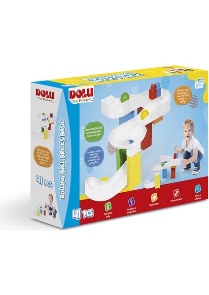 5162 Eğitici Top Yuvarlama Blokları -Dolu Oyuncak