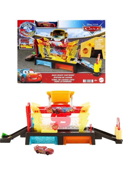 Bfs JBM70 Cars Renk Değiştiren Mcqueen ile Yıkama Oyun Seti