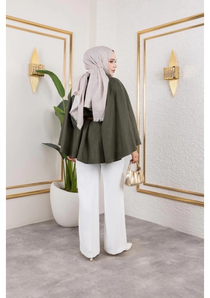 Tesettür Panço - Yeşil modelleri