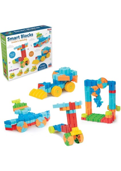 Bfs 04035 Smart Bloklar 136 Parça -Dede modelleri