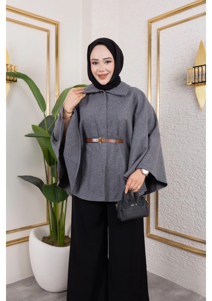 Tesettür Panço -Gri modelleri