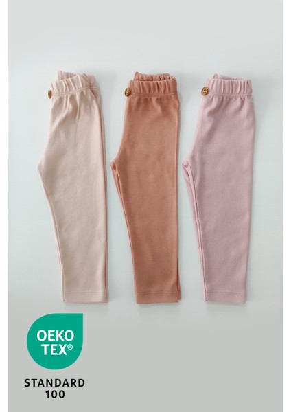 Candy 3lü %100 Pamuk Bebek Tayt Pantolon Set fiyatları