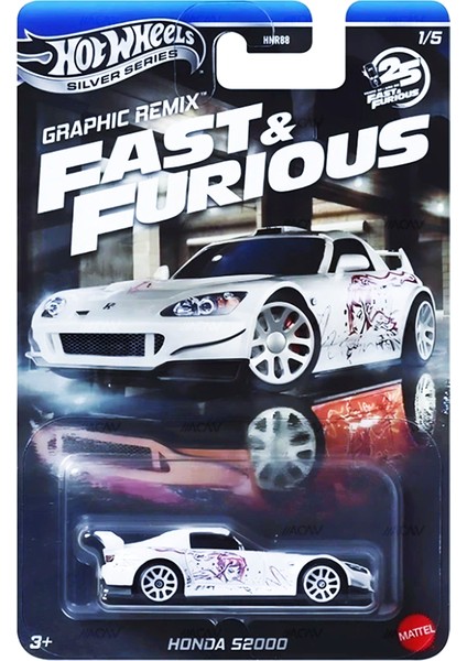 Fast & Furious ( 25TH Anniversary ) Graphic Remix - Honda S2000 ( Özel Seri Model Araba )