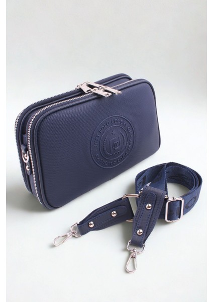 Kadın Kahvetaba 5 Bölmeli Ayarlanabilir Uzun Askılı Omuz Çantası Postacı Çantası