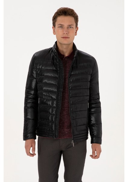 Erkek Siyah Mont 50310081-VR046