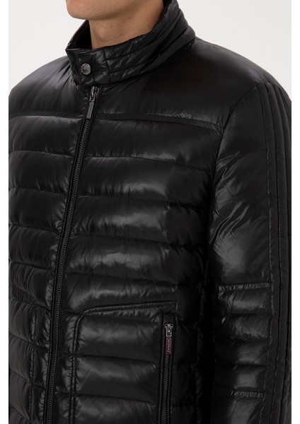 Erkek Siyah Mont 50310081-VR046