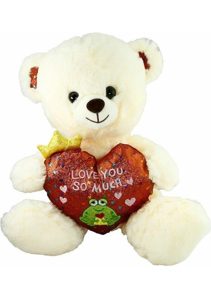 PJH2323 Peluş Kalpli Ayı Love You 30 cm modelleri