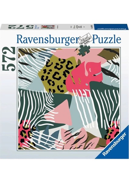 169290 Ravensburger, Hayvan Desenleri - 500 Parça Puzzle