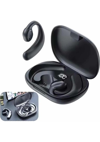 Bluetooth Kulaklık Küpeli Uzun Pil Ömrü Yüksek Ses Kaliteli Dijital Göstergeli indirimleri