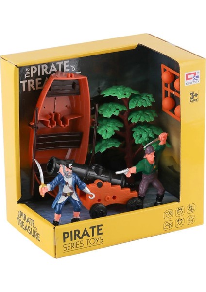 0807-27 Top Atan Kayıklı Korsan Seti