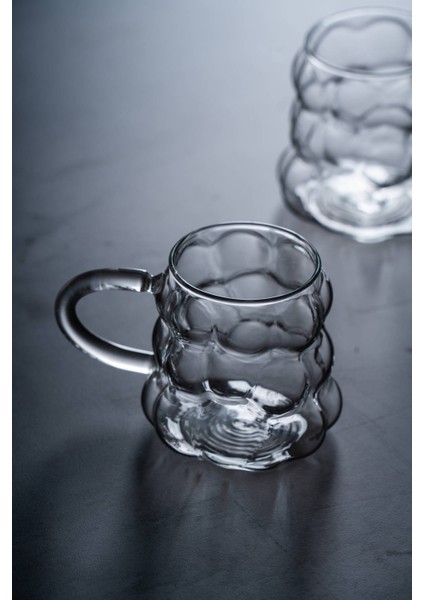 Lume 6 Lı Kulplu Cam Bardak - 350 ml