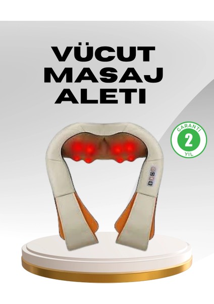 Ovmalı Kas Gevşetici Masaj Cihazı – Boyun, Omuz ve Sırt Için Derin Etki